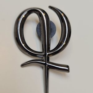 PHI BROCHE Dark Gray Metallic - ACCESSOIRES