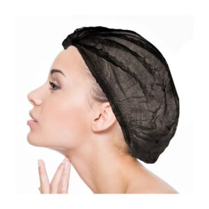 Black hair caps