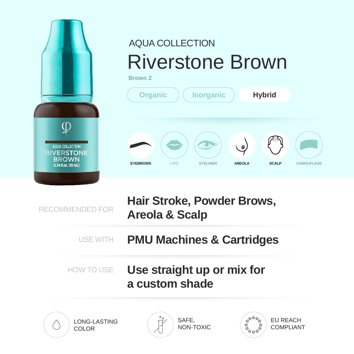 Riverstone Brown PMU Pigment 10ml - Image 6