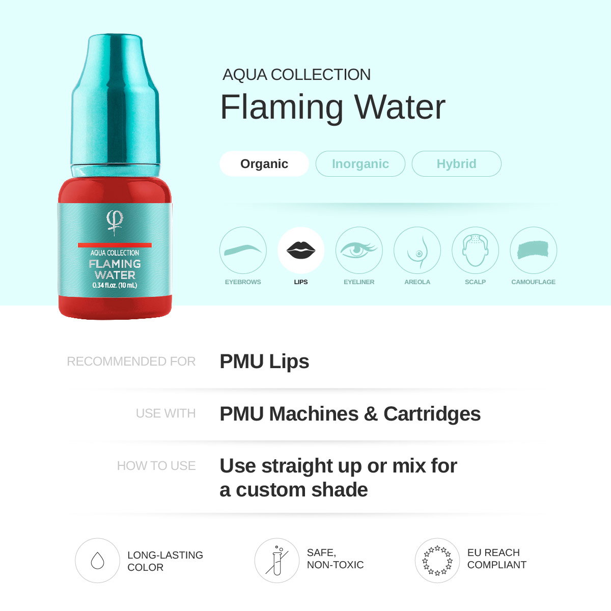 Flaming Water PMU Pigment 10ml - Image 2