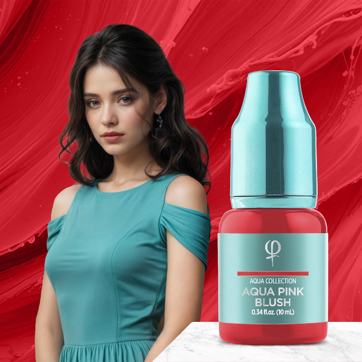 Aqua Pink Blush PMU Pigment 10ml - Image 4