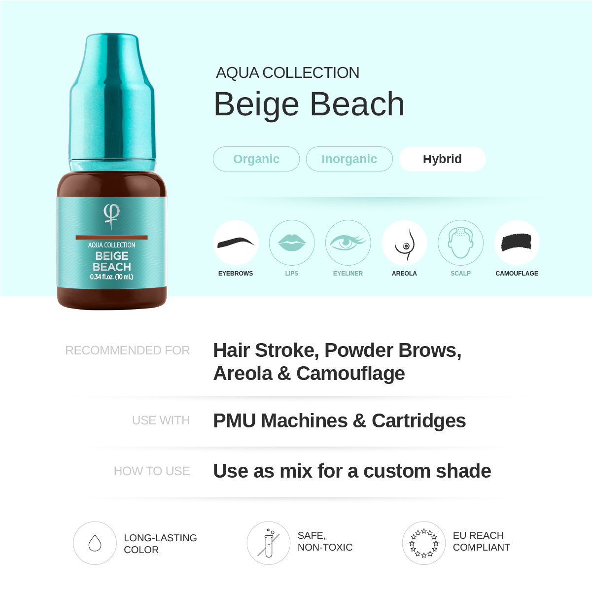Beige Beach PMU Pigment 10ml - Image 3