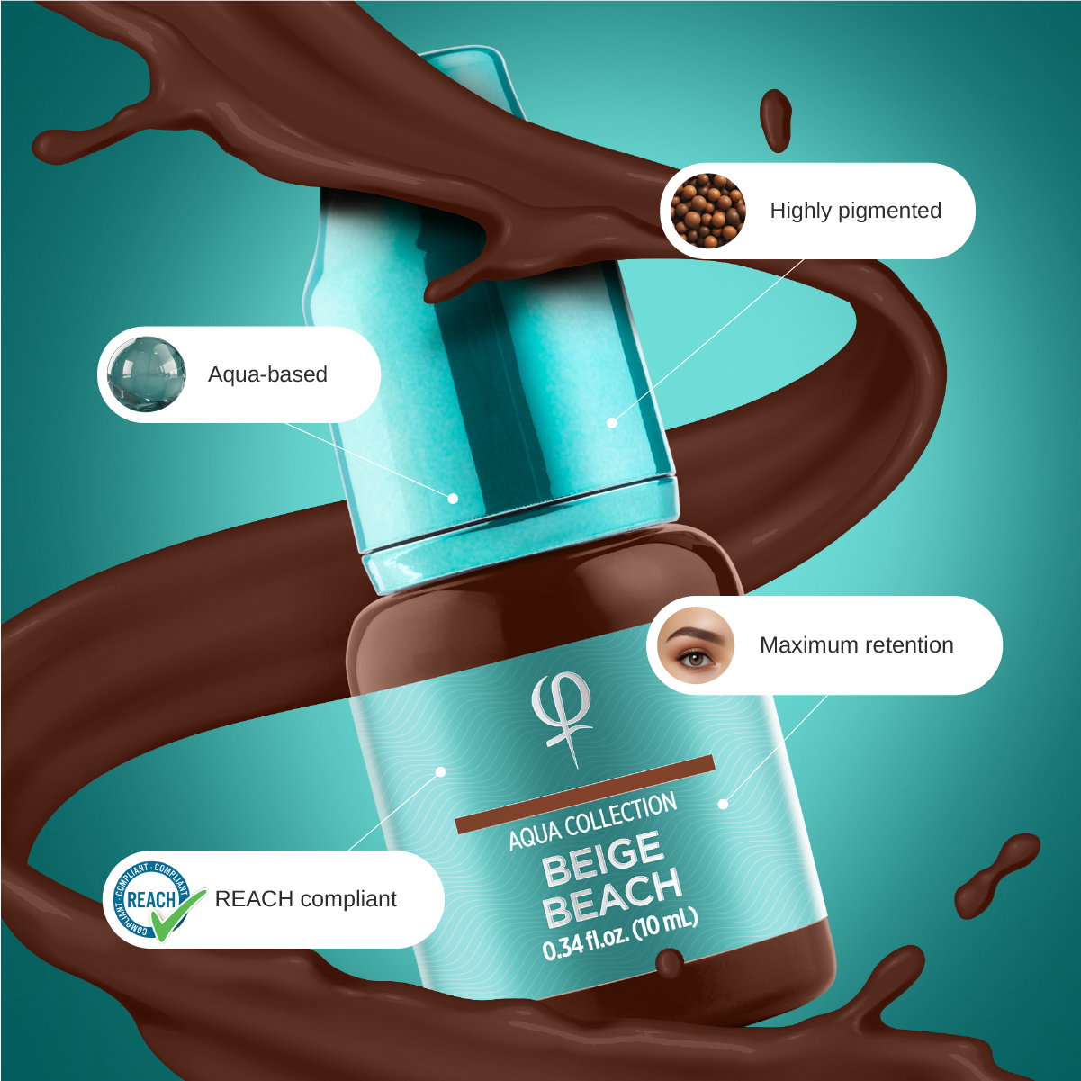 Beige Beach PMU Pigment 10ml - Image 2